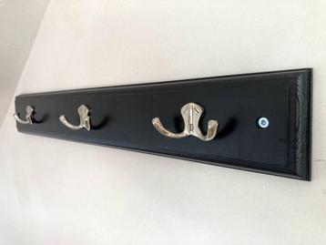 Kapstok, hout/chrome metal, 2+2pcs. beschikbaar voor biedingen
