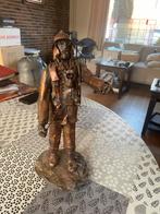 Uniek koperen beeld van brandweerman - handgemaakt, Ophalen