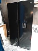 Zwarte Amerikaanse koelkast/viezer 1jaar oud, Witgoed en Apparatuur, Koelkasten en IJskasten, Ophalen, 200 liter of meer, 60 cm of meer