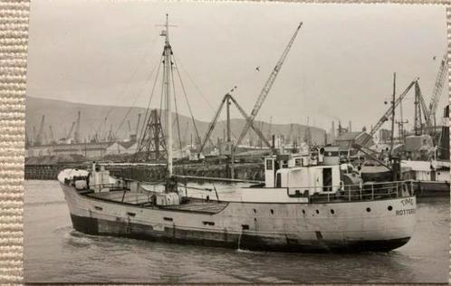 Haven Zuid Wales (?) TIMO  ex STRIJD  1939, Verzamelen, Scheepvaart, Ophalen of Verzenden