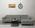 Hoekbank Grijs - Professioneel gereinigd, Huis en Inrichting, Banken | Bankstellen, Hoekbank, 300 cm of meer, Ophalen of Verzenden