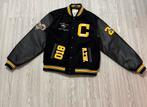 Corteiz GOAT varsity jacket - Black/Yellow, Kleding | Heren, Zwart, Overige maten, Ophalen of Verzenden, Zo goed als nieuw