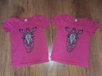 Tweeling meisjes shirts maat 104/110, Kinderen en Baby's, Tweelingen en Meerlingen, Ophalen of Verzenden, Zo goed als nieuw, Kleding