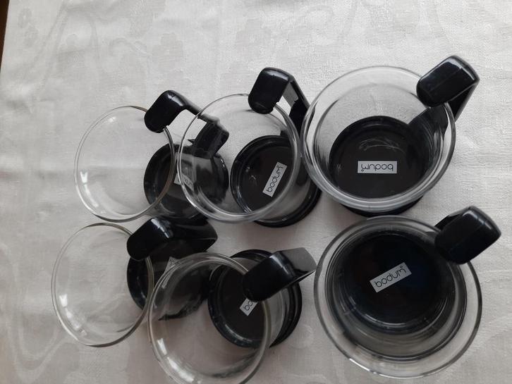 Bodum theeglazen 6 st, Huis en Inrichting, Keuken | Servies, Zo goed als nieuw, Glas of Glazen, Overige stijlen, Glas, Ophalen of Verzenden