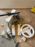 Nintendo Wii Console - Compleet!, Ophalen, Gebruikt, Met 2 controllers, Met stuurtje