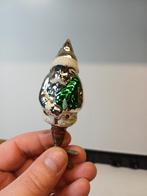 2 Antieke Glazen Kerstmannen Kerstboomversiering, Ophalen of Verzenden