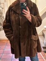 Zachte geschoren saga minkjas maat 44/46, Ophalen of Verzenden, Zo goed als nieuw, Maat 46/48 (XL) of groter, Bruin