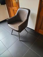 Te koop kuipstoel kleur grijs, Huis en Inrichting, Stoelen, Ophalen, Zo goed als nieuw, Metaal, Eén