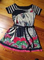 Desigual Inspired by Cirque du Soleil korte jurk maat S, Zwart, Ophalen of Verzenden, Zo goed als nieuw, Boven de knie