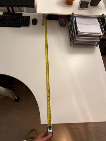 Hoekbureau IKEA Galant wit - afbeelding 5