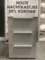 nachtkastjes  Nolte, Minder dan 45 cm, Nieuw, Hout, 55 tot 70 cm