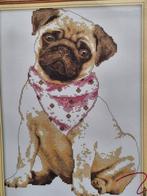 Mopshond Borduurpakket - Nieuw!, Hobby en Vrije tijd, Borduren en Borduurmachines, Ophalen of Verzenden, Nieuw, Handborduren, Borduurpakket