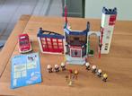 brandweerkazerne, Kinderen en Baby's, Speelgoed | Playmobil, Complete set, Zo goed als nieuw, Ophalen