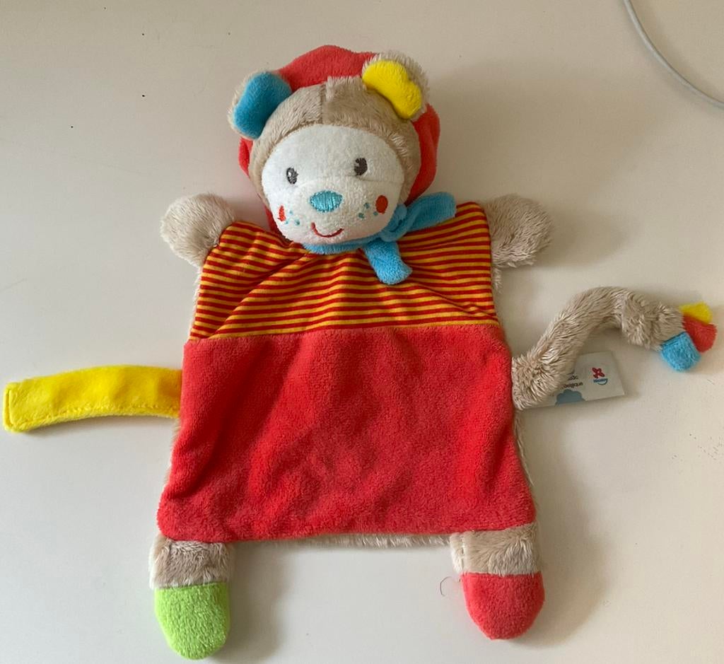 Nicotoy knuffel/ speendoek leeuw, Kinderen en Baby's, Speelgoed | Knuffels en Pluche, Ophalen of Verzenden, Zo goed als nieuw