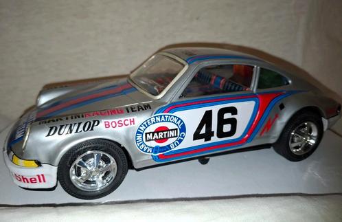 Taiyo (Japan) 1970's PORSCHE 911 Carrera Martini Racing Team, Antiek en Kunst, Antiek | Speelgoed, Ophalen of Verzenden