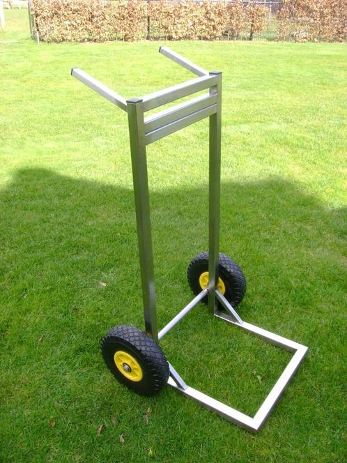 Nieuw RVS trolly tbv buitenboortmotor, Watersport en Boten, Hengelsport | Karpervissen, Nieuw, Werphengel, Ophalen of Verzenden