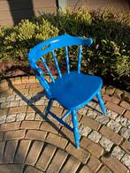 Fijne stoel kleur blauw., Huis en Inrichting, Stoelen, Ophalen, Zo goed als nieuw