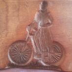 Bakker Banketbakker: Antieke Speculaasplank met Rijwiel, Antiek en Kunst, Verzenden