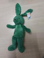 Groen Knuffel Konijn - Lapin Nieuw, Ophalen of Verzenden, Nieuw, Konijn
