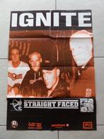 IGNITE - European tour 1996 poster (snapcase strife), Gebruikt, Ophalen of Verzenden, Rechthoekig Staand, Muziek