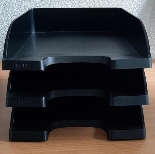 Leitz brievenbakjes/postbakjes, zwart.3 voor € 3,-.Als nieuw, Diversen, Bureau-accessoires, Zo goed als nieuw, Ophalen of Verzenden