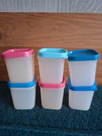 Tupperware diepvriesdoosjes - 6 stuks, Ophalen of Verzenden, Gebruikt, Blauw, Bak of Kom