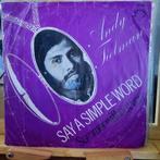 Single: andy tielman - say a simple word, Cd's en Dvd's, Vinyl Singles, Ophalen of Verzenden, Pop