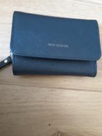 Mooie Zwarte leren portemonnee, Ophalen, Zo goed als nieuw, Zwart