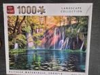 king puzzel plitvice waterfalls, croatie, Ophalen of Verzenden, 500 t/m 1500 stukjes, Gebruikt