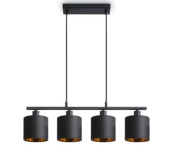 Paco Home hanglamp zwart/goud  beschikbaar voor biedingen