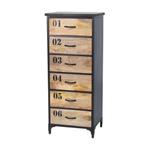 Industrieel Mangohout Ladekast Retro Industrieel Vintage, Huis en Inrichting, Kasten | Ladekasten, Info@dehanzeherten.nl, De Hanze Herten BV