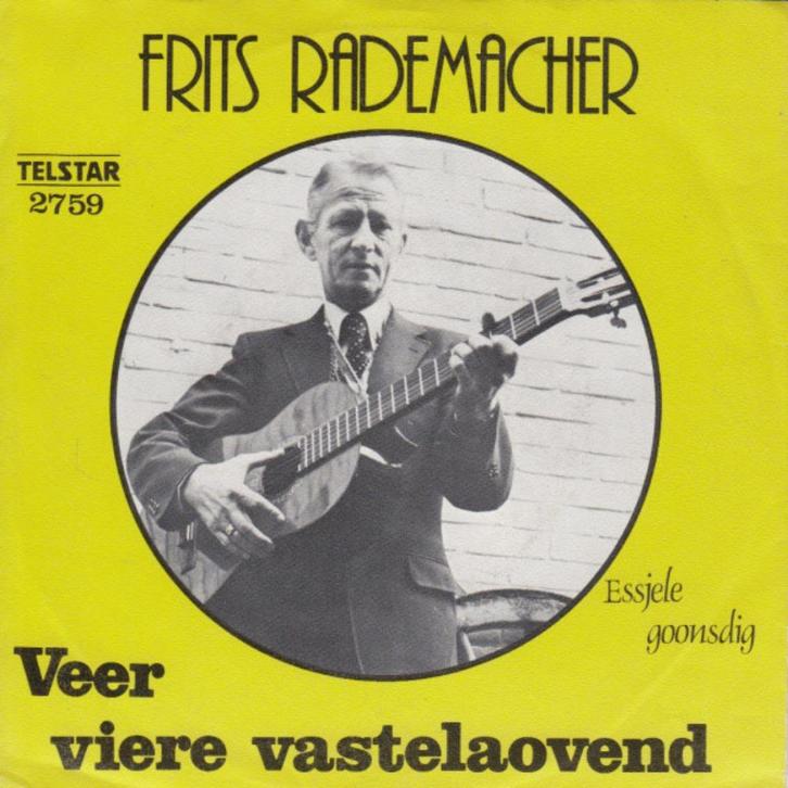Telstar-Single (1979) Frits Rademacher - Veer Viere Vastelao, Cd's en Dvd's, Vinyl Singles, Gebruikt, Single, Nederlandstalig