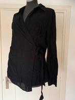 Erge leuke zwarte wikkel overslag blouse tuniek 42 xl, Primark, Ophalen of Verzenden, Zo goed als nieuw, Zwart