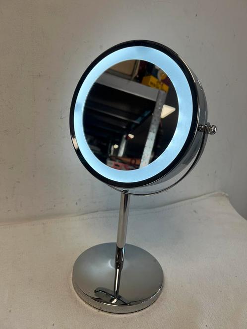 Te Koop : Make-up Spiegel inc LED Verlichting Mirror, Huis en Inrichting, Woonaccessoires | Spiegels, Zo goed als nieuw, Minder dan 50 cm