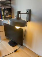 Stoere wandlamp in grijs metaal in prima staat, Ophalen, Zo goed als nieuw, Metaal, Minder dan 100 cm