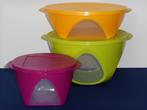 Atlantis Kommen Set (3) Tupperware, nieuw, Ophalen of Verzenden, Nieuw, Bak of Kom