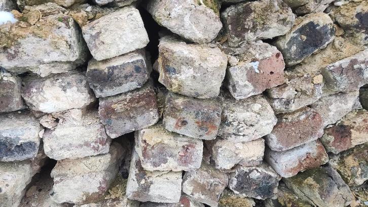 Veldbrand stenen, Doe-het-zelf en Verbouw, Metselstenen, Gebruikt, Bakstenen, Ophalen