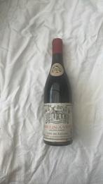 Oude fles wijn 1971, Rode wijn, Frankrijk, Vol, Ophalen of Verzenden