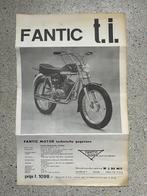 Originele Folder Fantic t.i. Motor / Bromfiets, Fietsen en Brommers, Handleidingen en Instructieboekjes, Verzenden, Zo goed als nieuw