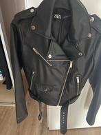 Mooi zwart lederlook jasje, Kleding | Dames, Ophalen of Verzenden, Zo goed als nieuw, Zwart, Overige typen
