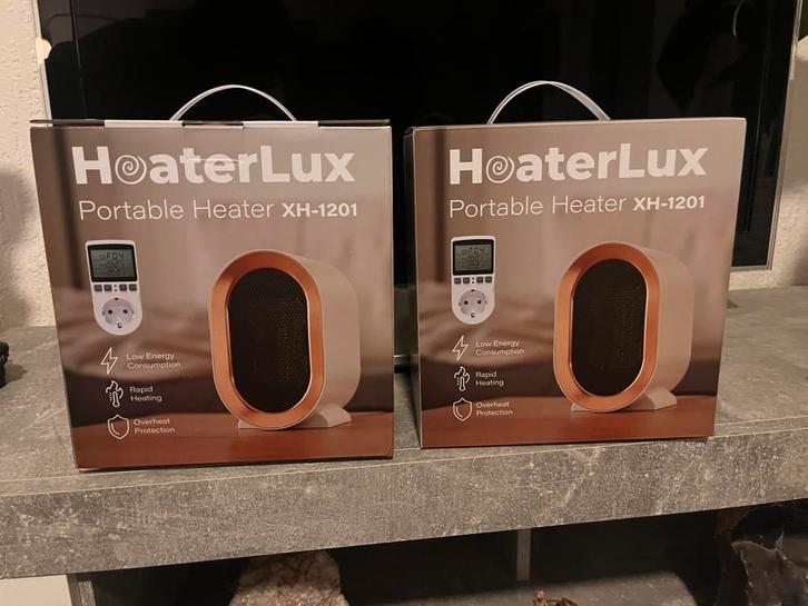 Portable heater(s) Heaterlux, Huis en Inrichting, Kachels, Nieuw, Vrijstaand, Overige soorten, Elektrisch, Ophalen