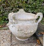 4x betonnen plantenbak voor buiten, Tuin en Terras, Bloembakken en Plantenbakken, Ophalen, Gebruikt, Rond, Tuin