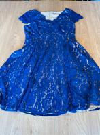 designer jurk eliza j - maat 12/14 - kobaltblauw fit & flare, Kleding | Dames, Ophalen of Verzenden, Zo goed als nieuw, Maat 38/40 (M)