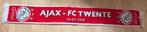 Ajax - FC Twente sjaal 15-02-2015, Verzamelen, Sportartikelen en Voetbal, Ophalen of Verzenden, Gebruikt, Ajax, Vaantje of Sjaal