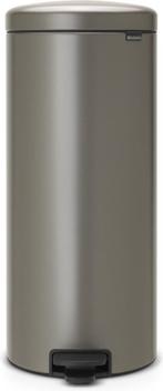Brabantia NewIcon Prullenbak - 30 liter - Platinum, 50 tot 75 cm, Brabantia Branding BV, Leenderweg 182, 5555CJ Valkenswaard, Nederland