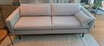 Bank en fauteuil - lichtgrijs / grijs, Huis en Inrichting, Ophalen, Gebruikt, 75 tot 100 cm, Stof