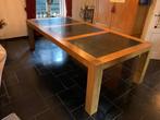 Eettafel met gratis lamp !, Ophalen, Gebruikt, 100 tot 150 cm, 200 cm of meer