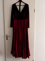 Bordeauxrode Velvet Baljurk, Ophalen of Verzenden, Gedragen, Maat 42/44 (L), Rood