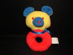 ANNA CLUB PLUSH MUIS ABC RAMMELAAR BADSTOF ROOD MET GEEL HOO, Kinderen en Baby's, Speelgoed | Knuffels en Pluche, Ophalen of Verzenden