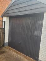 Garagedeur met frame, zwart, Ophalen of Verzenden, Gebruikt